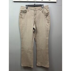 Coldwater Creek Pants Womens 16 Straight Leg Stretch High‎ Rise Casual Workwear